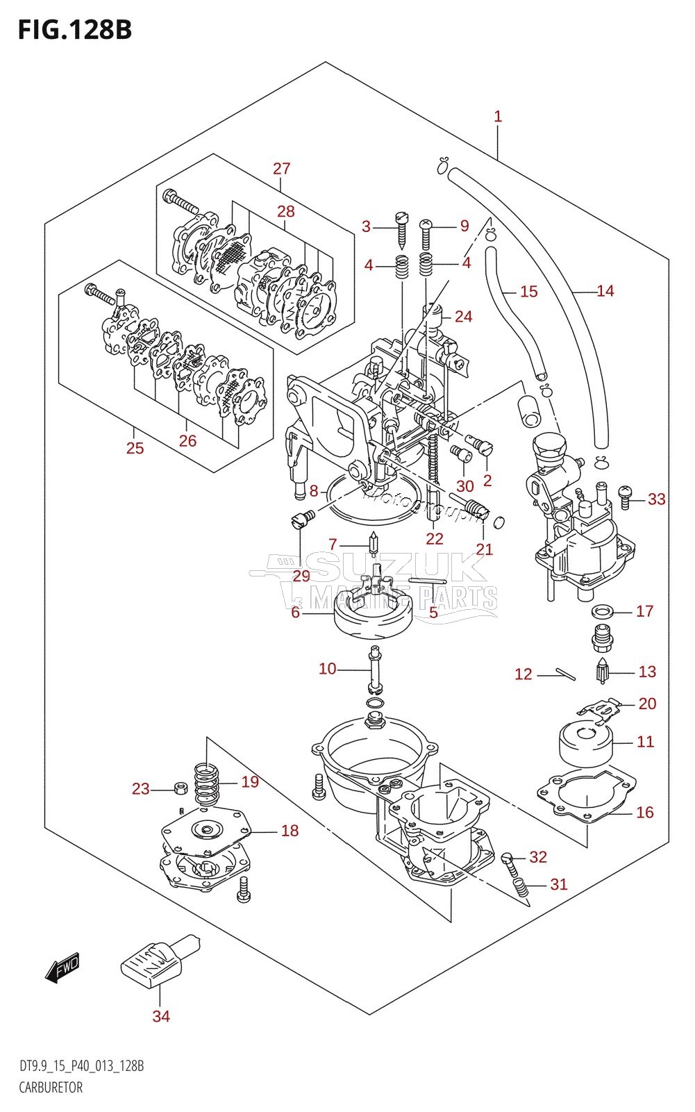 CARBURETOR (DT9.9K:P40)