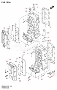 DF250AP From 25003P-910001 (E01 E40)  2019 drawing CYLINDER HEAD