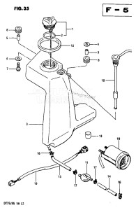 DT85 From 8501-614766 ()  1986 drawing OIL TANK