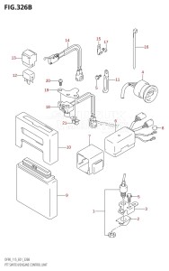 DF115T From 11501F-780001 (E01 E40)  2007 drawing PTT SWITCH /​ ENGINE CONTROL UNIT (K4,K5,K6,K7,K8,K9,K10,011)