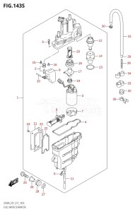 05004F-710001 (2017) 50hp E01-Gen. Export 1 (DF50AVT  DF50AVTH) DF50A drawing FUEL VAPOR SEPARATOR (DF60AVT:E40)