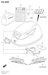 DF20A From 02002F-410001 (P01)  2014 drawing ENGINE COVER (DF9.9B:P01)