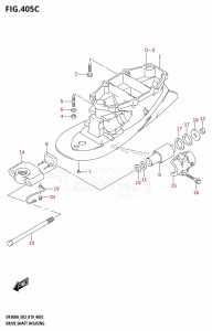 DF300AP From 30002P-910001 (E03)  2019 drawing DRIVE SHAFT HOUSING (L-TRANSOM)