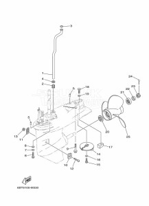 F30BEHDL drawing LOWER-CASING-x-DRIVE-2