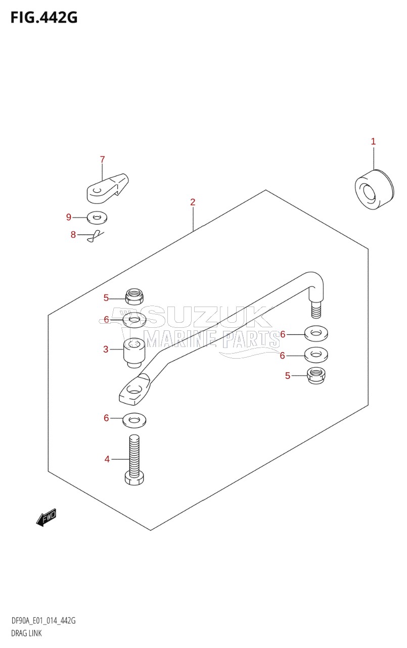 DRAG LINK (DF90A:E01)