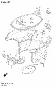 DF30A From 03003F-810001 (P03)  2018 drawing SIDE COVER (DF25ATH,DF30ATH)