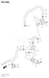 09003F-610001 (2016) 90hp E01 E40-Gen. Export 1 - Costa Rica (DF90A  DF90ATH) DF90A drawing FUEL PUMP