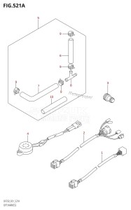 DF250Z From 25001Z-880001 (E01 E40)  2008 drawing OPT:HARNESS (K4,K5,K6,K7)