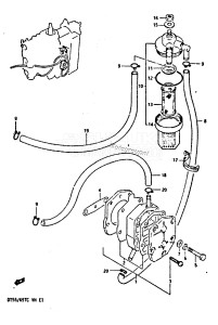 DT65 From 06502-603134-605016 ()  1986 drawing FUEL PUMP