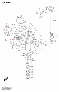 DF40A From 04003F-510001 (E03)  2015 drawing SWIVEL BRACKET (DF50AVT:E03)