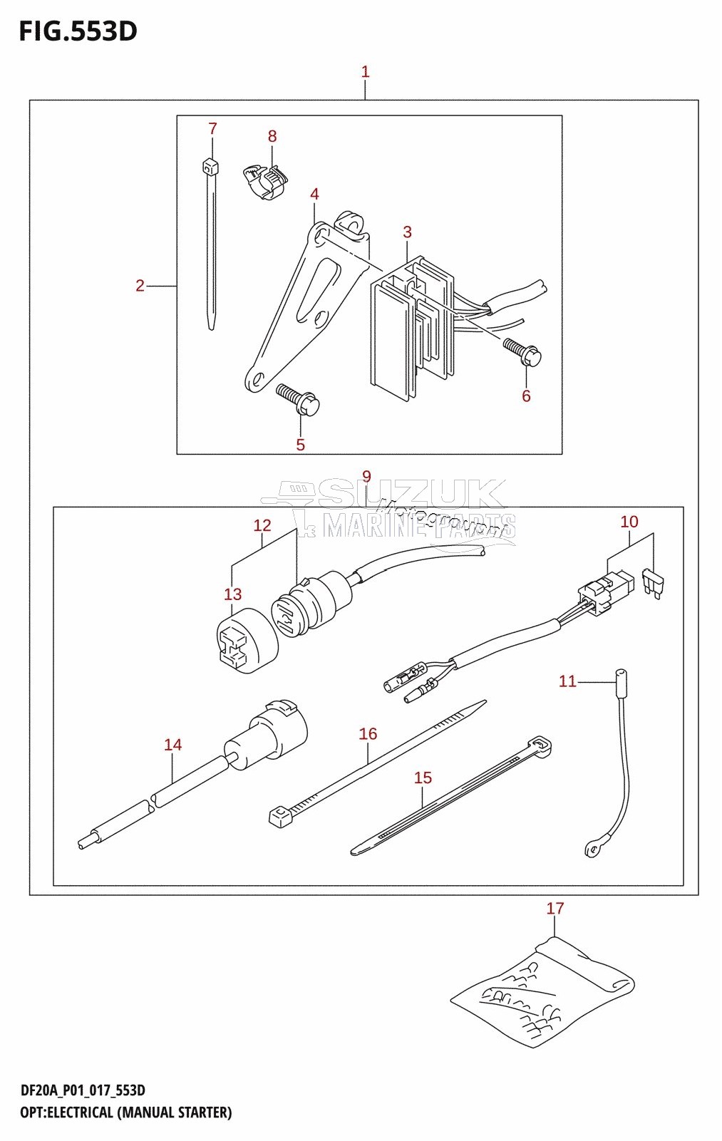 OPT:ELECTRICAL (MANUAL STARTER) (DF20A:P40:M-STARTER)