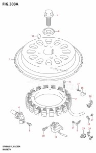 DF115BT From 11506F-440001 (E11 - E40)  2024 drawing MAGNETO