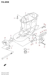 DF225Z From 22503Z-410001 (E01 E40)  2014 drawing DRIVE SHAFT HOUSING (DF200T:E40:X-TRANSOM)