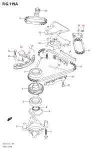 DF250 From 25001F-980001 (E01 E40)  2009 drawing TIMING CHAIN