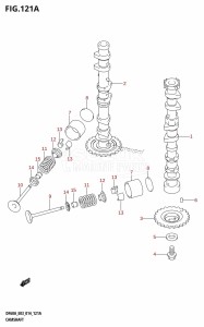 DF60A From 06002F-410001 (E03)  2014 drawing CAMSHAFT