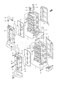 DF 200 drawing Cylinder Head