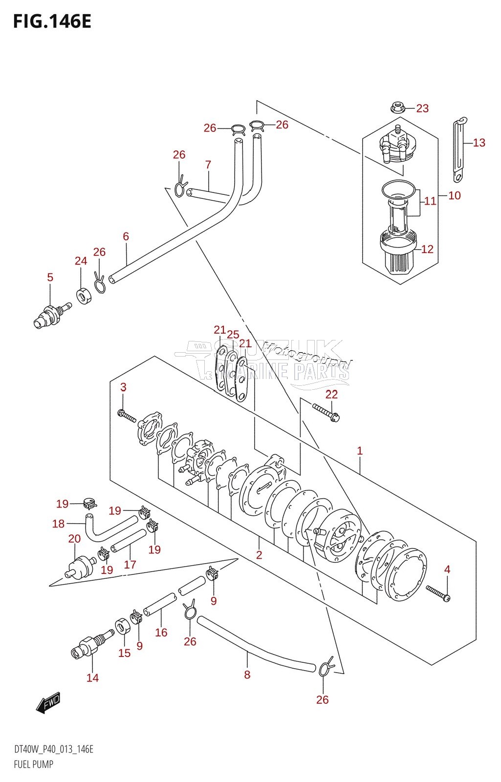 FUEL PUMP (DT40WK:P40)