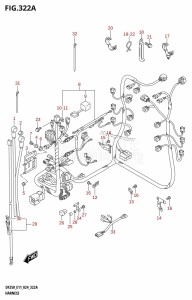 DF200T From 20002F-440001 (E01 - E40)  2024 drawing HARNESS (DF200T,DF200Z)