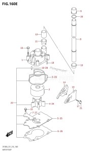 DF300A From 30002P-610001 (E01 E40)  2016 drawing WATER PUMP (DF250A:E01)