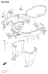 DF150 From 15002F-510001 (E03)  2015 drawing SIDE COVER (DF150ZG:E03)