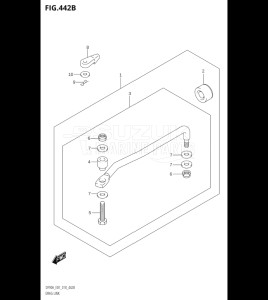 09003F-810001 (2018) 90hp E01 E40-Gen. Export 1 - Costa Rica (DF90AT  DF90ATH) DF90A drawing DRAG LINK (DF70ATH,DF90ATH)