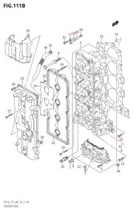 DF175Z From 17502Z-210001 (E01 E40)  2012 drawing CYLINDER HEAD (DF150T:E40)