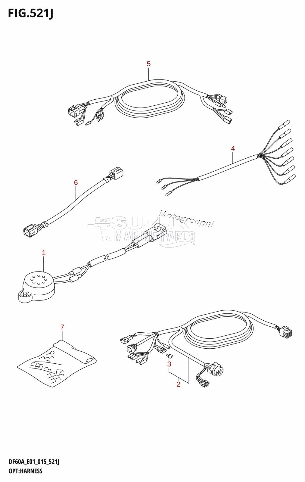 OPT:HARNESS (DF60AQH:E01)