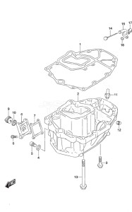 Outboard DF 50A drawing Oil Pan