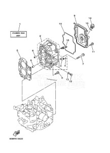 F15A drawing CYLINDER--CRANKCASE-2