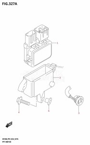 DF20A From 02002F-440001 (P01 - P40)  2024 drawing PTT SWITCH (DF15AT,DF20AT)