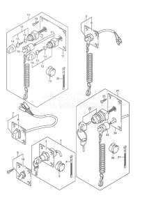 Outboard DF 250 drawing Switch