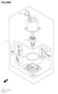 08002F-340001 (2023) 80hp E01 E40-Gen. Export 1 - Costa Rica (DF80AT) DF80A drawing PTT MOTOR