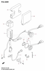 DF50A From 05004F-410001 (E01)  2014 drawing PTT SWITCH /​ ENGINE CONTROL UNIT (DF60AVT:E01)