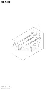 14003F-140001 (2021) 140hp E11 E01-Gen. Export 1-and 2 (DF140AT) DF140A drawing OPT:REMOTE CONTROL (E03)