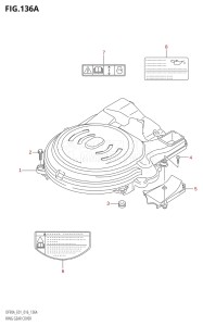 07003F-610001 (2016) 70hp E01 E40-Gen. Export 1 - Costa Rica (DF70A  DF70ATH) DF70A drawing RING GEAR COVER