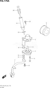 02504F-140001 (2021) 25hp P03-U.S.A (DF25A   DF25AT   DF25ATH   DT25K) DF25A drawing OIL PUMP