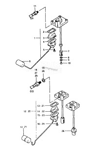 DT8 From 0801-001001 ()  1986 drawing FUEL GAUGE:DT5G (E09, E13), DT5J (E09, E13)