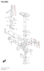 DF30A From 03003F-240001 (P03)  2022 drawing SWIVEL BRACKET (DF25ATH,DF30ATH)