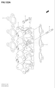 25001Z-980001 (2009) 250hp E01 E40-Gen. Export 1 - Costa Rica (DF250ZK9) DF250Z drawing INTAKE MANIFOLD