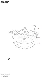 DT30 From 03005-410001 ()  2014 drawing OIL SEAL HOUSING (DT25K:P36)