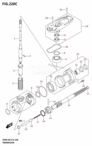 DF60A From 06003F-510001 (E03)  2015 drawing TRANSMISSION (DF60A:E03)