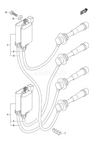 Outboard DF 140A drawing Ignition Coil