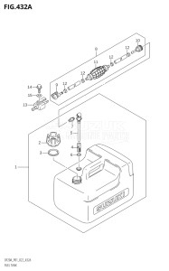 01504F-140001 (2021) 15hp P01-Gen. Export 1 (DF15A   DF15AR   DF15AT   DF15ATH) DF15A drawing FUEL TANK