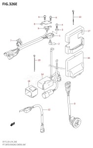 DF150ZG From 15002Z-410001 (E40)  2014 drawing PTT SWITCH /​ ENGINE CONTROL UNIT (DF150Z:E01)