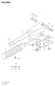 DF5 From 00501F-680001 (P01)  2006 drawing TILLER HANDLE