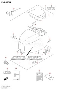 04004F-040001 (2020) 40hp E34-Italy (DF40AST) DF40A drawing ENGINE COVER (DF60ATH:E01,DF60AVT:E01)