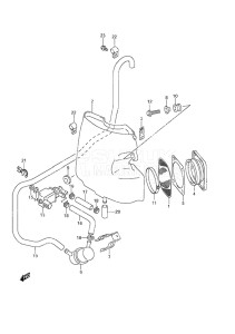 Outboard DF 40 drawing Silencer