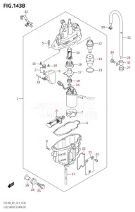 DF140A From 14003F-310001 (E01 E40)  2013 drawing FUEL VAPOR SEPARATOR (DF140AT:E40)