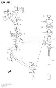 15002F-210001 (2012) 150hp E01 E40-Gen. Export 1 - Costa Rica (DF150T) DF150 drawing CLUTCH SHAFT (DF150Z:E01)