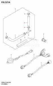 DF250Z From 25003Z-340001 (E11 E40)  2023 drawing OPT:HARNESS (020,021)